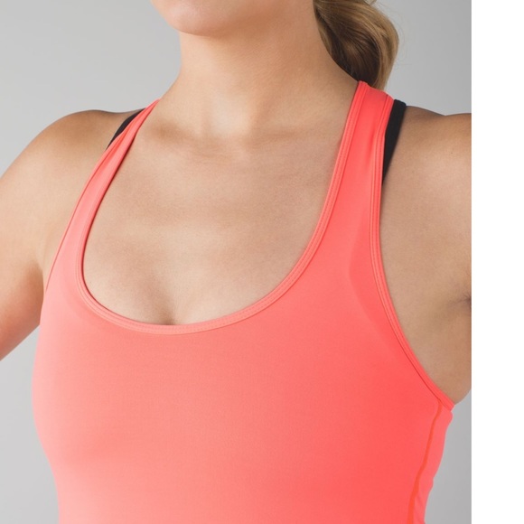 Lululemon Cool Racerback Luxtreme 8 Coral - Picture 6 of 10